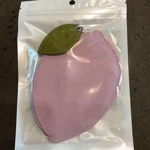 Baggu Leather Leaf Pouch - Pale Orchid